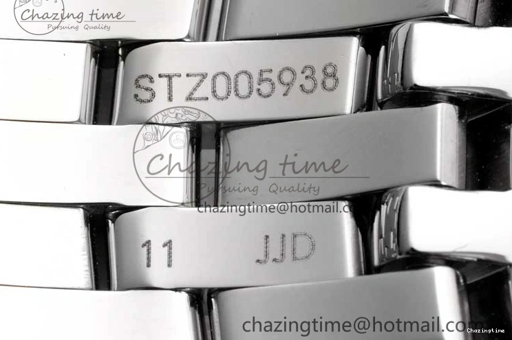 0325 HighPerformance De Ville SS DIWF 1:1 Best Edition Gray White Dial Blue Markers on SS Bracelet MIYOTA 7852